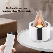 Resim Lazım Shop Kamp Ateşi Görünümlü Uzaktan Kumandalı Buhar Makinesi 250ml 
