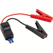 Resim Akıllı 12V Araç Başlatıcı Mengeneleri - Hızlı Başlatmalar için Akıllı Pil Klipsleri ile Taşınabilir Acil Durum Güçlendirici Kablolar 