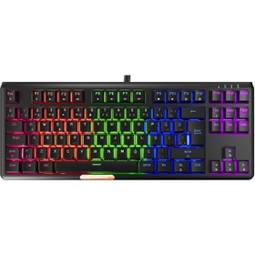 Resim Rampage Claw Red Switch Rgb Q Mekanik Klavye Gaming Klavye Oyuncu Klavyesi TKL Klavye Antighosting Kompakt 
