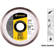 Resim Baumesser 115 Mm Keramik Serisi Kuru Kesim Seramikler Için Elmas Testere 