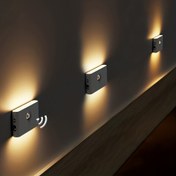 Resim LiHangStar Akıllı LED Gece Lambası Hareket Sensörü ile - Otomatik Açma/Kapama Dolap Aydınlatması, USB Şarj Edilebilir, Ayarlanabilir Parlaklık, Enerji Verimli LED, Koridor, Yatak Odası, Dolap, Banyo için - Ev, Ofis, Otel Kullanımı için İdeal, Dolap Lambaları Hareket Sensörü, İç Aydınlatma, Şık Tasarım, Dayanıklı Yapı, Şarj Edilebilir Lamba, Ofis Çalışanları 