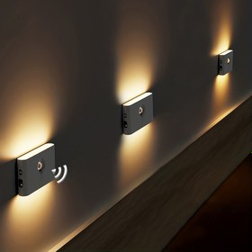 Resim LiHangStar Akıllı LED Gece Lambası Hareket Sensörü ile - Otomatik Açma/Kapama Dolap Aydınlatması, USB Şarj Edilebilir, Ayarlanabilir Parlaklık, Enerji Verimli LED, Koridor, Yatak Odası, Dolap, Banyo için - Ev, Ofis, Otel Kullanımı için İdeal, Dolap Lambaları Hareket Sensörü, İç Aydınlatma, Şık Tasarım, Dayanıklı Yapı, Şarj Edilebilir Lamba, Ofis Çalışanları 