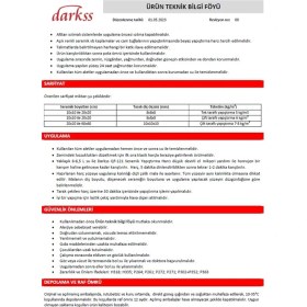 Resim Seramik Yapıştırma Harcı, Beyaz, C1T, 25 Kg, Darkss Qf 121 