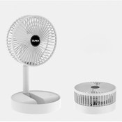 Resim Torima F-06 Taşınabilir Şarjlı Fan 3 Kademeli Vantilatör Klima Soğutucu Fan Beyaz 