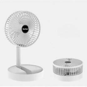 Resim Torima F-06 Taşınabilir Şarjlı Fan 3 Kademeli Vantilatör Klima Soğutucu Fan Beyaz 