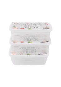 Resim Hobby Life Decobox 3 ' Lü Saklama Kabı 3x1,2 L Beyaz 