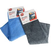 Resim Gojo Mikrofiber Kurulama Havlusu 50x70 Cm 2 Adet Mavi-gri 