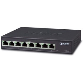 Resim Planet Yönetilemeyen Switch (UNMANAGED SWİTCH) 8-port 10/100/1000base-t Dahili Güç Adaptörü Tdrtr 