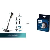 Resim Philips Islak Kuru Yeni Seri Şarjlı Dikey Süperge + Hediye Yedek Filtre Kiti 