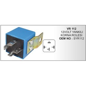 Resim Yankili Korna Rolesi 12V 504629464 