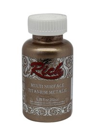 Resim Rich Multi Surface Titanium Metalik Boya 200 Cc. 2530 Pudra Pembe 