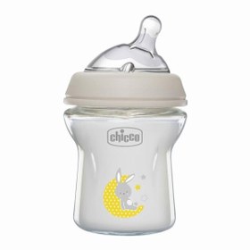 Resim Chicco Natural Feeling Cam Biberon Ikili 150+250ml Desenli 