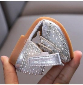 Resim Besthome1 Siyah Yaz Kızlar Düz Prenses Sandalet Moda Payetler Yay Taklidi Bebek Ayakkabıları Çocuk Ayakkabı Parti Düğün Sandale Siyah 
