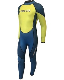 Resim Free-Sub 3Mm Çocuk Sörf Scuba Tüplü Dalış Elbisesi Wetsuit Blue (526065187) Çok Renkli 