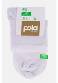 Resim Pola Gd Goldoremi 4100 Erkek Terletmez Bambu Yarım Konç Çorap Grı 