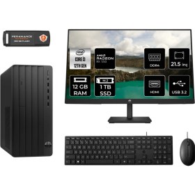 Resim Hp Pro Tower 290 G9 Intel Core I3 12100 12GB 1tb RX550/4GB 21.5" Fhd Monitör Fdos 6D3A1EA Masaüstü Bilgisayar & Per4 USB Bellek 6D3A1EAMNT1308 