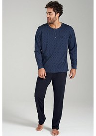 Resim Pijadore 1686 Erkek Uzun Kollu Pijama Takım 001 