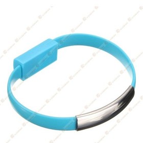 Resim Bileklik Şeklinde Micro Usb Şarj Ve Data Kablo (533632819)-Mavi 