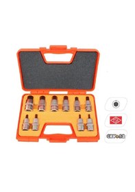 Resim Ht- Rico Lokmalı Torx Bits Takımı- Lokmalı Allen Alyan Takımı Seti 20 Parça 