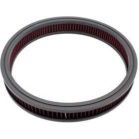 Resim Teltree Kırmızı Yüksek Akışlı Dairesel Hava Filtresi - Çelik Ağı - Modifikasyon Uygun 