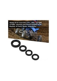 Resim Kosona 4'lü Kauçuk Yağ Mili Standart Gy6 125cc 150cc Scooter Atv Moped Moto Tamiri İçin Kolay Kurulum 