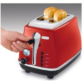 Resim Delonghi CTO2003.R Icona Ekmek Kızartma Makinesi (Teşhir & Outlet) 