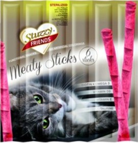 Resim Stuzzy Friends Sterilized Sticks Kısırlaştırılmış Kedi Ödülü 6 x 5 G 