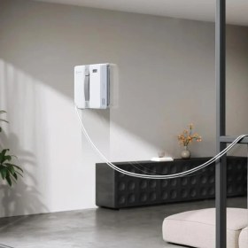 Resim Ecovacs Wınbot W2 Pro Omni Çerçevesiz Camlar Için Uygun, Bataryalı Taşınabilir Istasyonlu ve Islak Mop Destekli Profesyonel Otomatik Cam Silme Robotu - Beyaz 