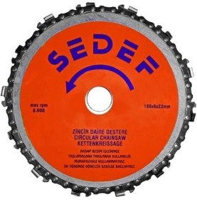 Resim Sedef Zincirli Daire Testere 180 mm 