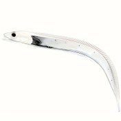 Resim 2pcs Simulated Hairtail Soft Baits, PVC Material Soft Lure For Sea Fishing And Boat Fishing, Artificial Soft Lure With Reflective Body 