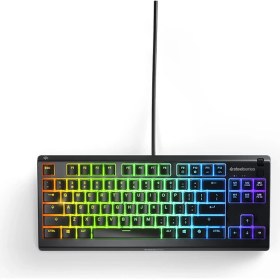 Resim Steelseries Apex 3 TKL Gaming Klavye - Sessiz Switch - Ip32 Sıvı Dayanıklılık - US Layout 