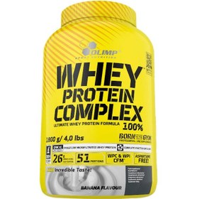 Resim Olimp Whey Protein Complex Protein Tozu Muz Aromalı 1800 G 