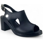 Resim Mammamia D25ys-2405 Topuklu Comfort Kadın Sandalet Siyah 