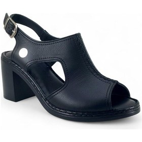 Resim Mammamia D25ys-2405 Topuklu Comfort Kadın Sandalet Siyah 