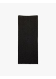 Resim Koton Standart Bel Uzun Triko Etek Antrasit 6wak70018ht Antrasit 