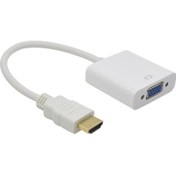 Resim 2094 HDMI to Vga Kablo Çevirici Dönüştürücü Adaptör Görüntü 