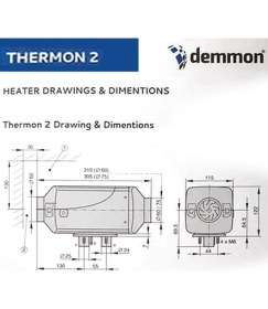 Resim Demmon Thermon 2, 12 V 2500KW Dizel Kabin Isıtıcısı 