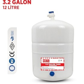 Resim Su Arıtma Cihazı İçin Su Tankı Deposu 3.2 Galon 12 Litre Tank 