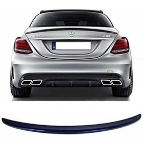 Resim SUNPLEX Mercedes C W205 Bagaj Üstü Spoiler Piano Black 2014-2019 Yeni Ürün ŞüsCarOto Aynı Gün ÜCRETSİZ KARGO