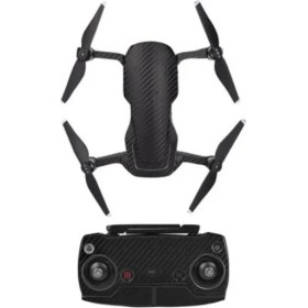 Resim Dji Mavic Air Için Siyah Karbon Grain Su Geçirmez Pvc Cilt Çıkartma Seti 