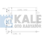 Resim KALE 342835 Klima Radyatoru Kondenser (renault : Clio Iı 1.5dci 01-08 ) 7700436062 (WA915414) 