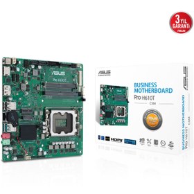 Resim ASUS Pro H610t-csm Lga1700 Ddr5 5600mhz Mını-ıtx Anakart 