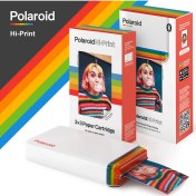 Resim Polaroid Hi-Print 2×3 Beyaz Taşınabilir Bluetooth Foto Yazıcısı ve 20LI Film 