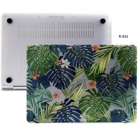 Resim Apple Uyumlu MacBook Pro Kılıf 13 İnç Flower01nl Eski Hdmı'lı Model 2012-2015 A1425 A1502 İle AÇIK YEŞİL 