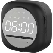 Resim ALLY Q12 Bluetooth Hoparlör FM Radyo Dijital Masa Saati Alarm Uyandırma Aynı Gün,Hızlı Kargo !!