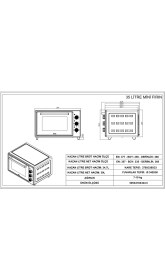 Resim GL General Glgeneral 35LT Mini Fırın Beyaz 