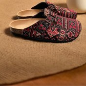Resim LAND OF CORK LC Anatomik Unisex Doğal Mantar Taban Kilim - Keçe Terlik 