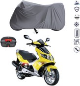 Resim Kanuni Bobcat 150 Arka Çanta Uyumlu Motosiklet Branda Su Geçirmez Motor Branda 