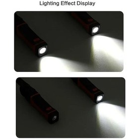 Resim Yezan01 2 Mod Araba Tamir Lambası Okuma Işığı Esnek Handsfree Led Usb Şarj Boyun Okuma Çok Renkli 