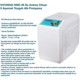 Resim Hyundai Hnd-35 Su Arıtma Cihazı Pompasız 